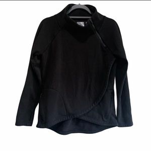 Athleta Criss Cross Black Pullover